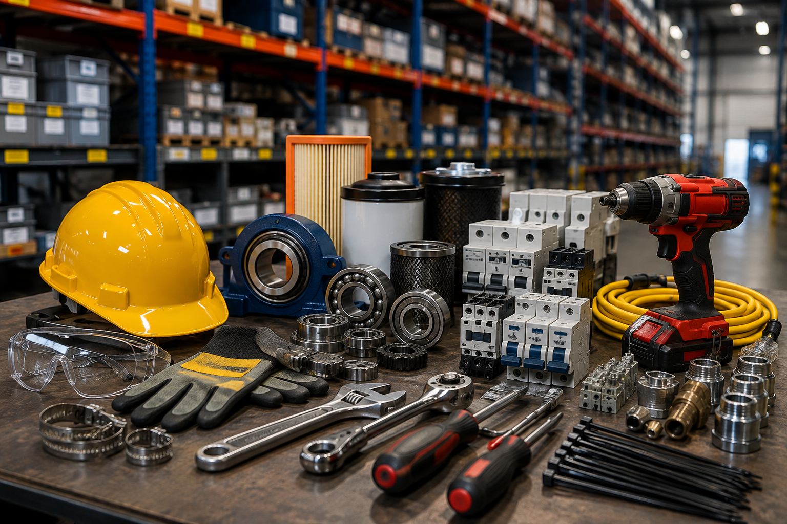 Industrial Supply and MRO Products Industrial supply and MRO products including tools, bearings, electrical components